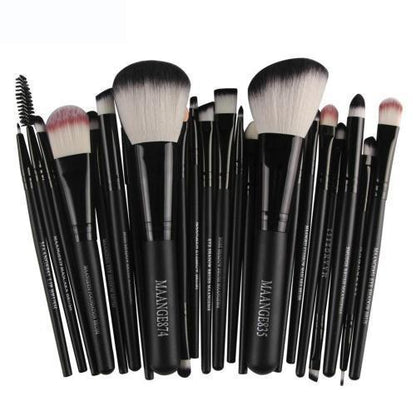 22 Piece Cosmetic Makeup Brush Set - Inas