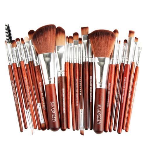 22 Piece Cosmetic Makeup Brush Set - Inas