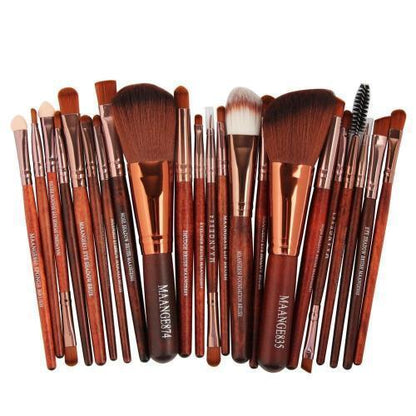 22 Piece Cosmetic Makeup Brush Set - Inas