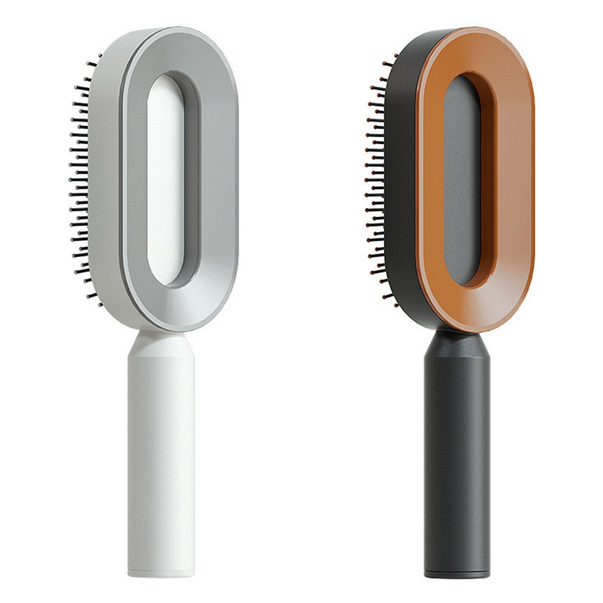 Self Cleaning Hair Brush For Women One-key Cleaning Hair Loss Airbag Massage Scalp Comb Anti-Static Hairbrush - Inas