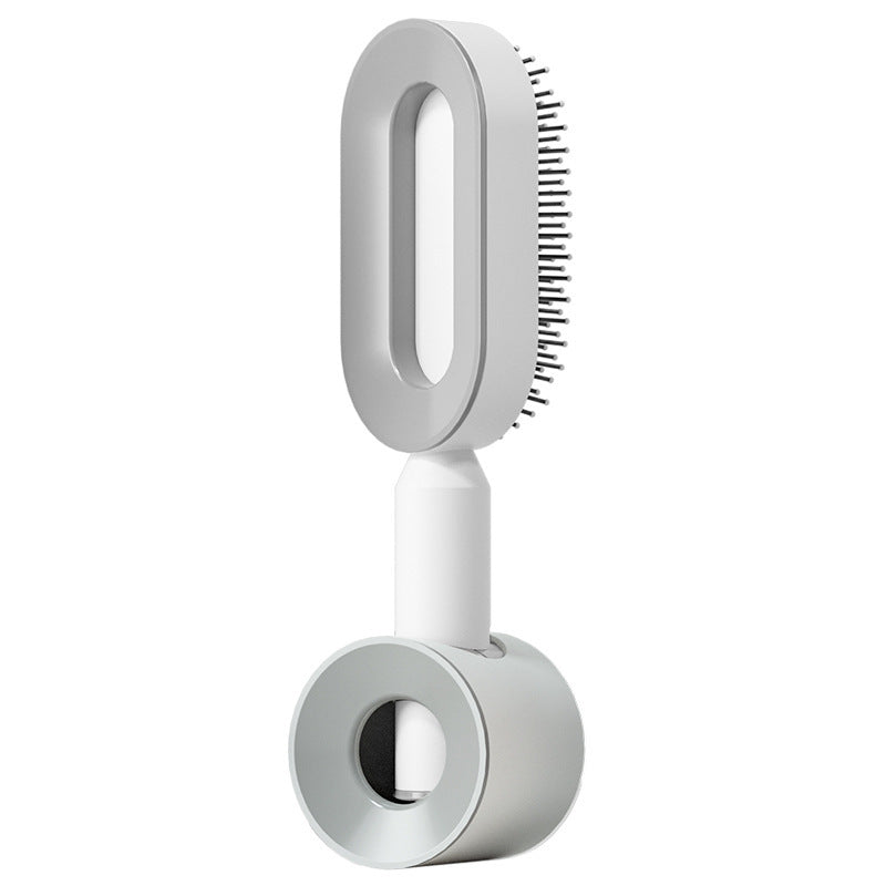 Self Cleaning Hair Brush For Women One-key Cleaning Hair Loss Airbag Massage Scalp Comb Anti-Static Hairbrush - Inas