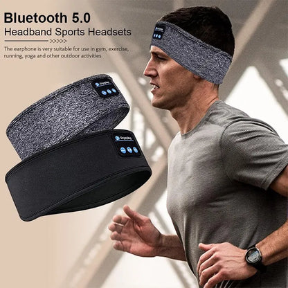 Bluetooth Sports Headband - Wireless Earphones & Music Eye Mask - Beautinas