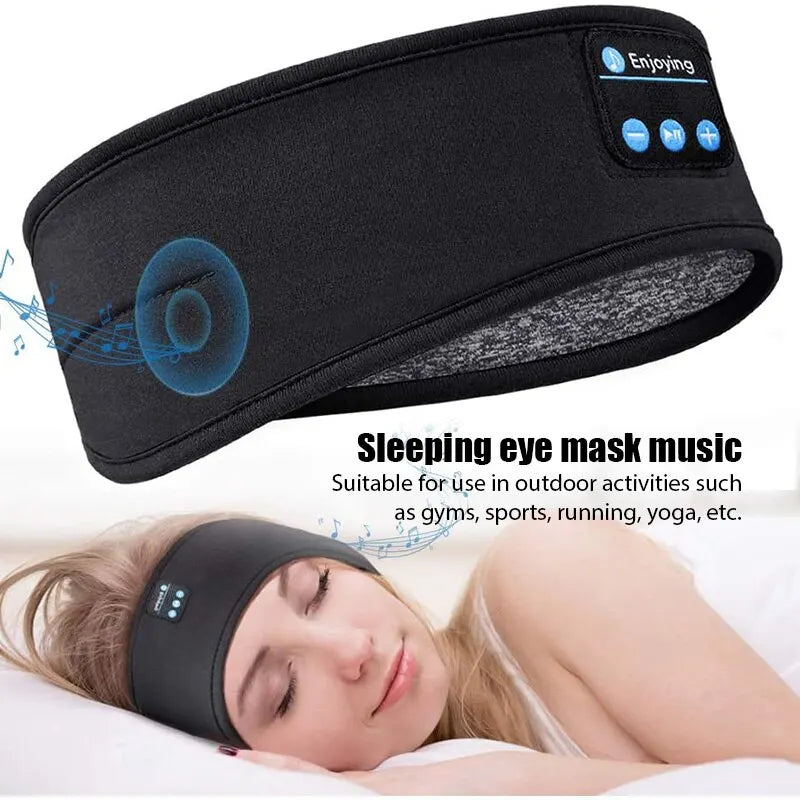 Bluetooth Sports Headband - Wireless Earphones & Music Eye Mask - Beautinas